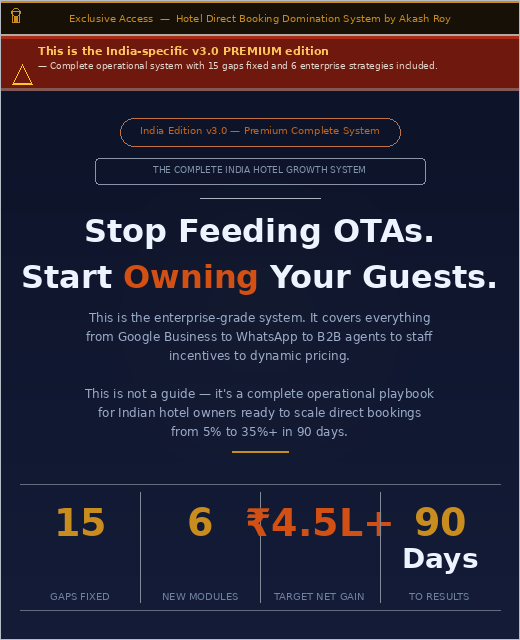 Hotel Direct Booking Blueprint Ebook